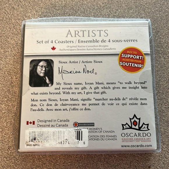 Indigenous artwork Coaster set - Picture 2 of 3